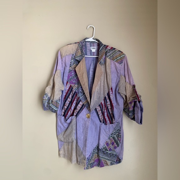 Sophia vtg 80’s blazer patchwork crazy
Art to wear retro jacket - Picture 1 of 9